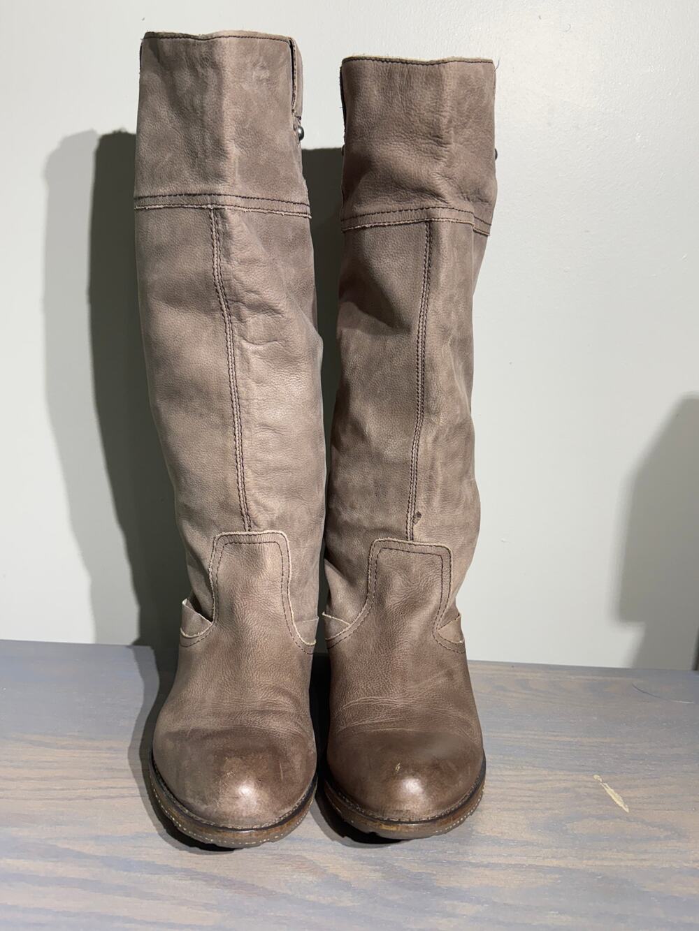 OTBT Petaluma Riding Boot Grey  size 9